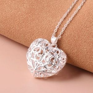 Have my heart silver necklace